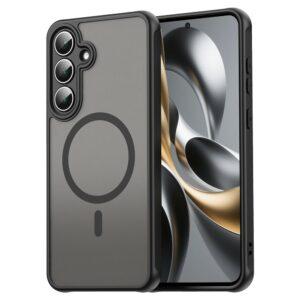 Samsung Galaxy S25 FE MagSafe Anti Drop PC + TPU Phone Cover – Black