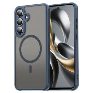 Samsung Galaxy S25 FE MagSafe Anti Drop PC + TPU Phone Cover – Blue