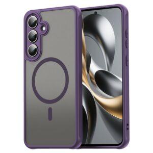 Samsung Galaxy S25 FE MagSafe Anti Drop PC + TPU Phone Cover – Purple