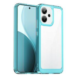 Oppo Reno14 F 5G TPU + Acrylic Protective Clear Cover – Blue