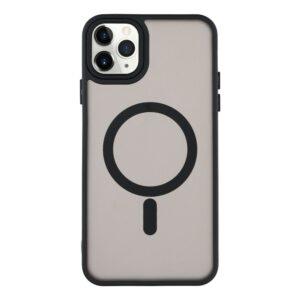iPhone 11 Pro Max MagSafe Skin-Touch PC + TPU Cover - Black