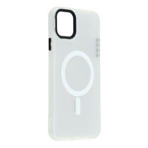 iPhone 11 Pro Max MagSafe Skin-Touch PC + TPU Cover – White