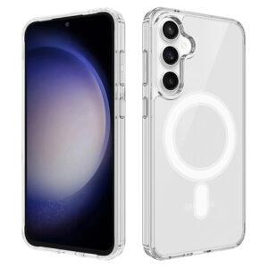 Samsung Galaxy S25 FE Clear MagSafe TPU + Acrylic Back Cover – Clear