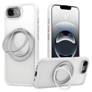 iPhone 16e MagSafe Kickstand TPU PC Phone Cover – White