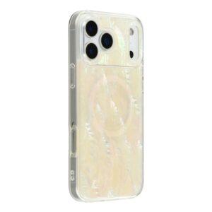JAUCASE iPhone 17 Pro Max Magsafe Natural Seashell Design TPU Cover – Seashell Color