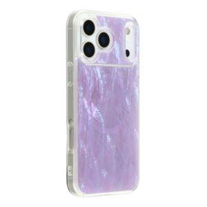 JAUCASE iPhone 17 Pro Max Magsafe Natural Seashell Design TPU Cover – Gradient Purple