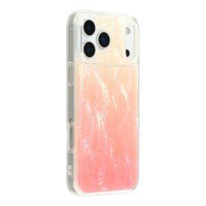 JAUCASE iPhone 17 Pro Max Magsafe Natural Seashell Design TPU Cover – Gradient Pink
