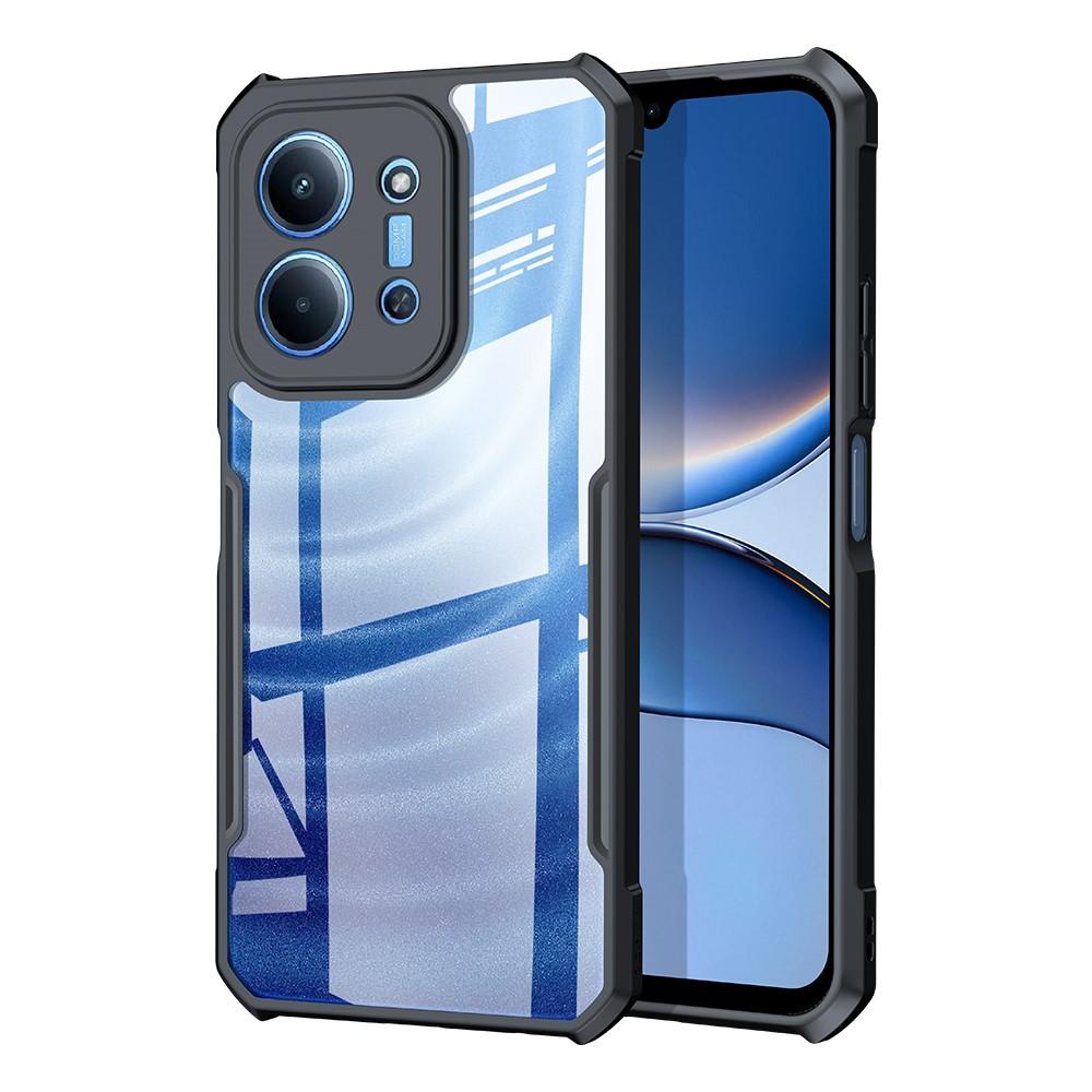 Redmi 15C 4G MOFI Texture Carbon Fiber Soft TPU Cover - Red