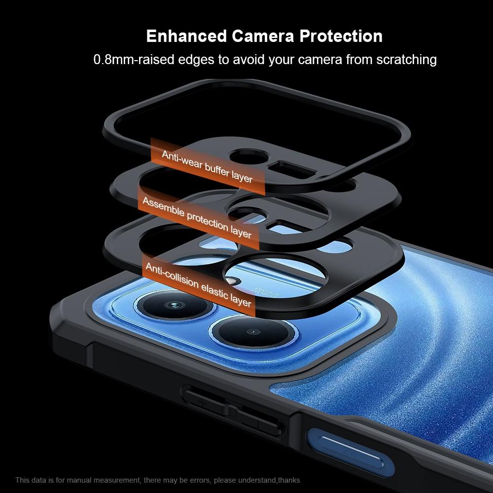 Redmi 15C 4G MOFI Texture Carbon Fiber Soft TPU Cover - Red - Image 3