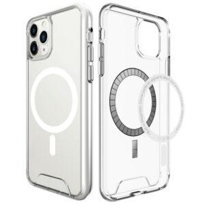 iPhone 11 Pro Max Magsafe TPU+PC Clear Slim-Fit Back Cover