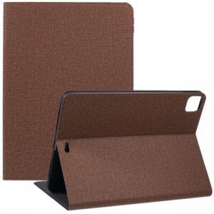 iPad Air 11 /PRO 11 /Air 10.9 X-LEVEL Canvas Series Cloth Texture Leather Cover – Brown