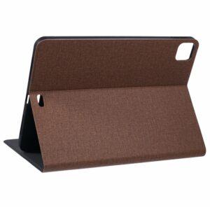 iPad Air 11 /PRO 11 /Air 10.9 X-LEVEL Canvas Series Cloth Texture Leather Cover – Brown