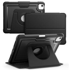 iPad Air 11/ Pro 11 / Air4 Detachable PU Leather Flip Cover - Black
