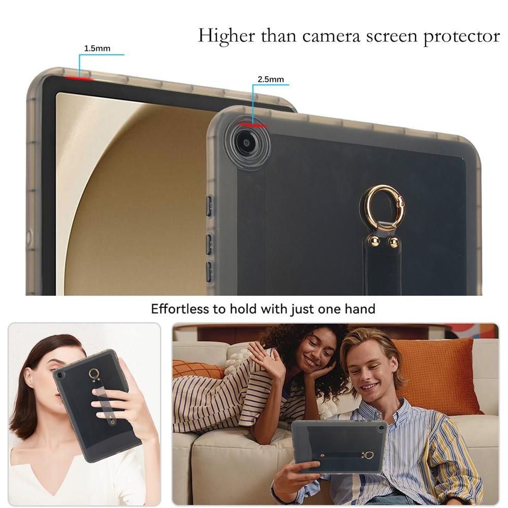 Samsung Galaxy Tab A9+ Shockproof TPU Tablet Cover with Wristband - Black - Image 3