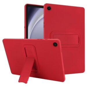 Samsung Galaxy Tab A9+ Case TPU + PC Skin-Friendly Kickstand Tablet Cover – Red