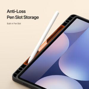 Samsung Galaxy Tab S9+ /S9 FE+ /S10+ DUX DUCIS Vers Series Stand Leather Cover – Black