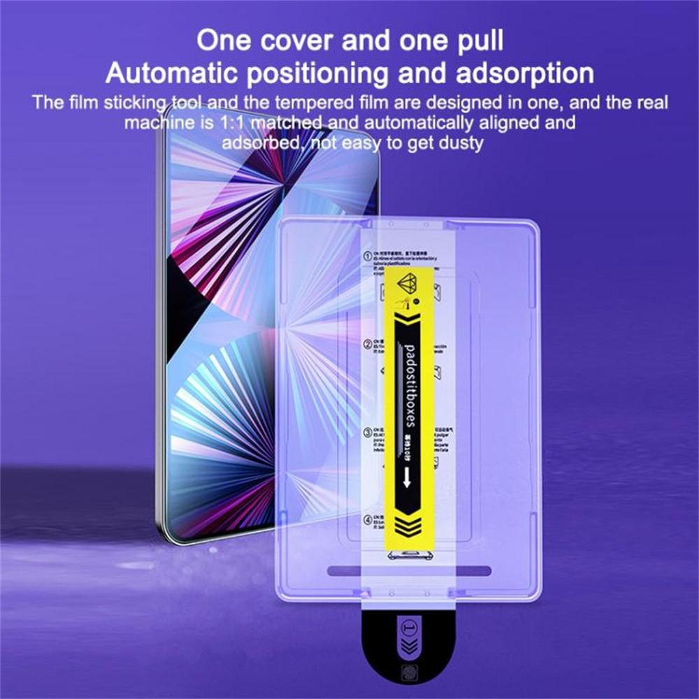 iPad mini 2024/21 Glass Protector with Automatic Dust Removal Tool - Image 3
