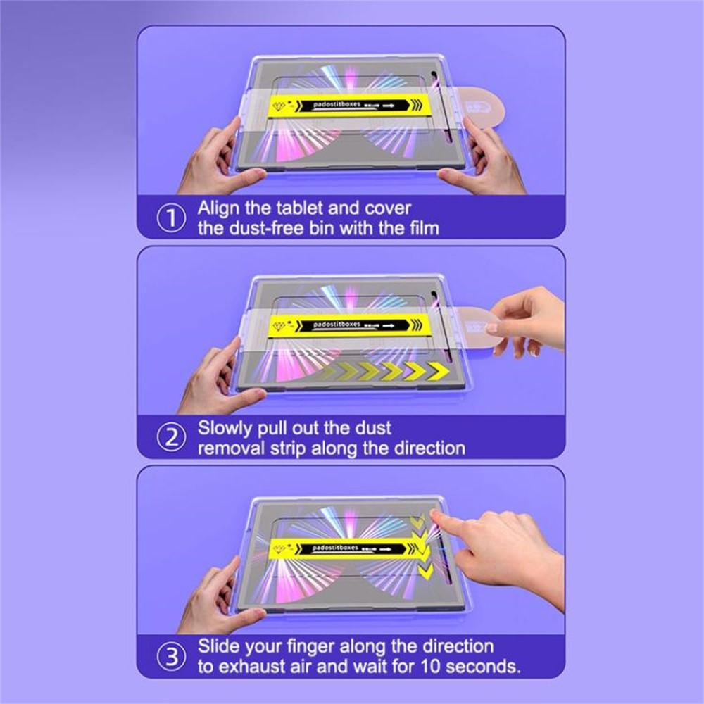 iPad mini 2024/21 Glass Protector with Automatic Dust Removal Tool - Image 7