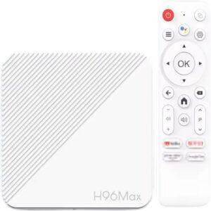 H96Max 2/16GB Android 14.0 TV Box 4K UK Plug - White