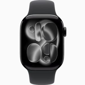 Apple Watch Series 11 42mm Jet Black Al Black Sport Band S/M GPS MEQT4ZP/A