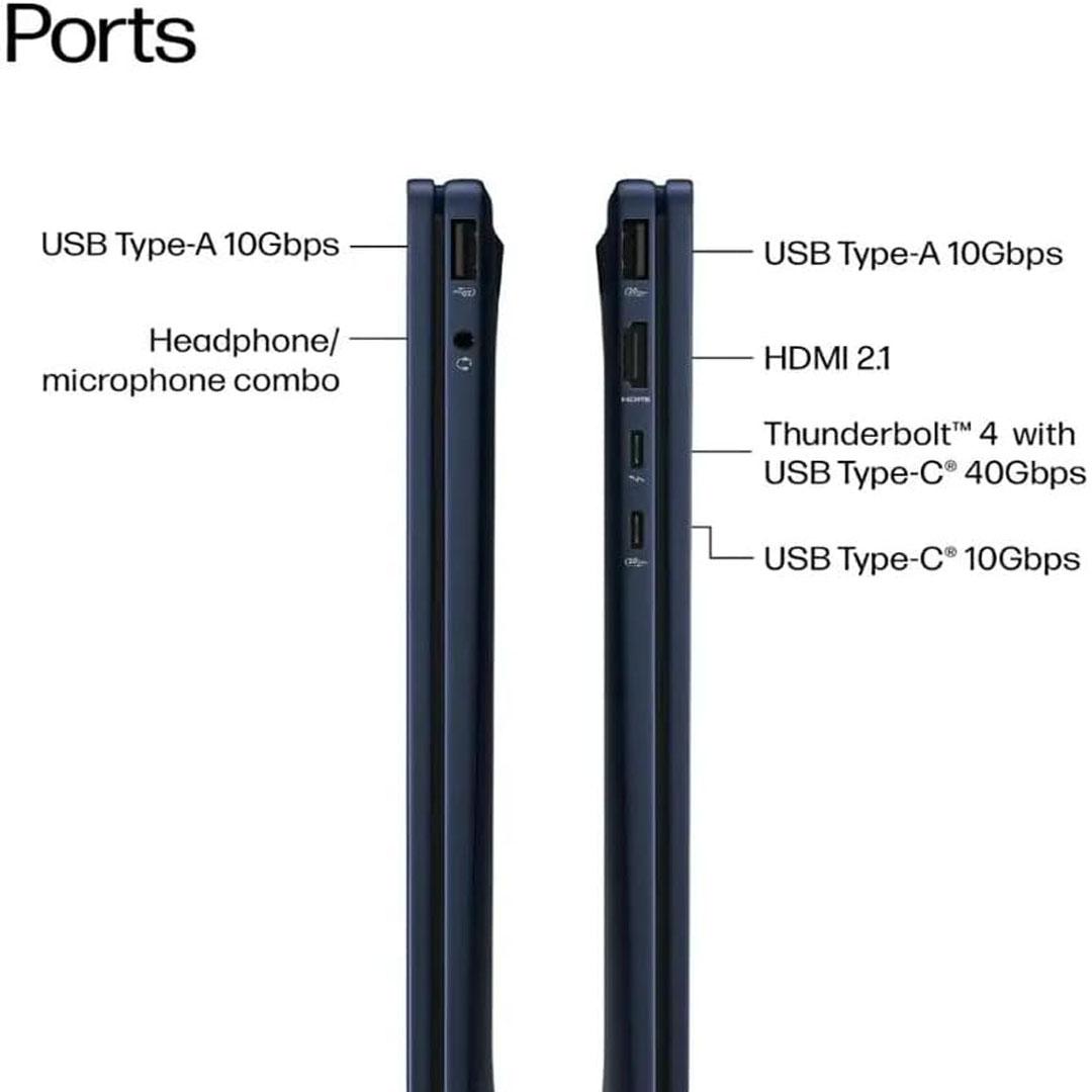 HP OmniBook X Flip 14 Intel Core Ultra 7 256V 16GB RAM 1TB SSD 14" 2K Touch screen - Blue - Image 4