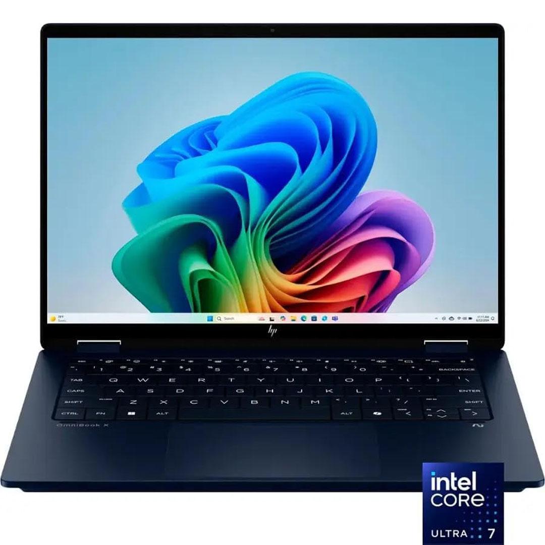 HP OmniBook X Flip 14 Intel Core Ultra 7 256V 16GB RAM 1TB SSD 14" 2K Touch screen - Blue