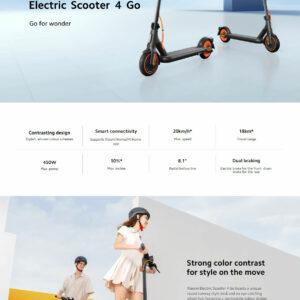Xiaomi Electric Scooter 4 Go – Black