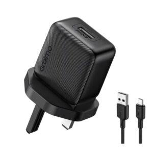 Oraimo PowerCube 10 Sleek 10w Fast Charger with Type-C - Black OCW-1111UC