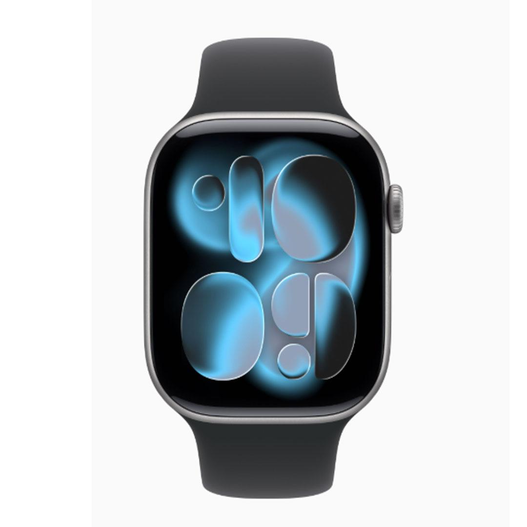 Apple Watch Series 11 46mm Space Gray Al Black Sport Band S/M GPS MEV04AF/A - Image 2