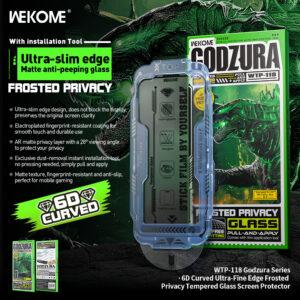 iPhone 17 Pro Max WEKOME WTP-118 Matte Privacy Screen Protector