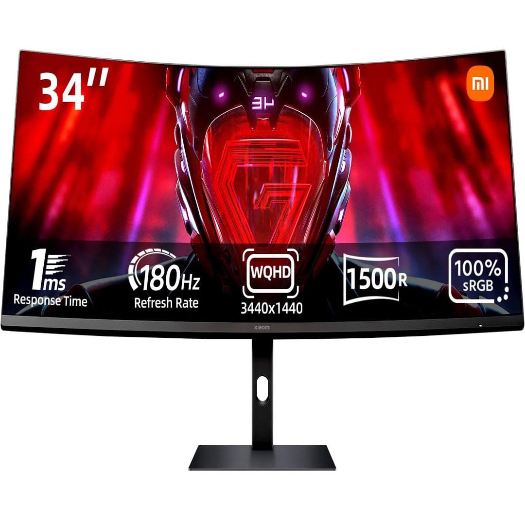 Xiaomi Gaming Monitor G34WQI 34" Curved 3440 x 1440p 180Hz 1MS response time - Black