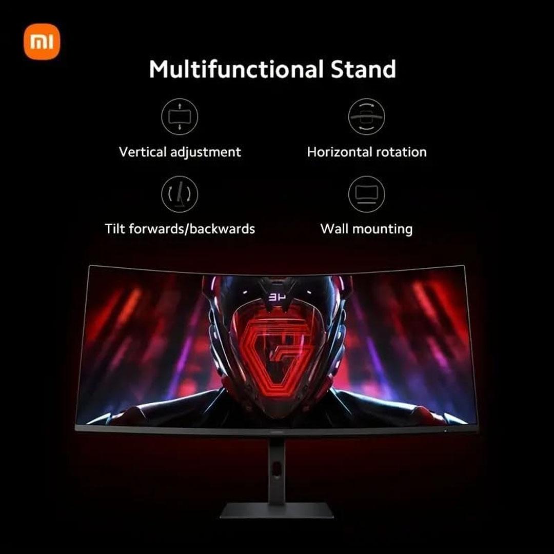 Xiaomi Gaming Monitor G34WQI 34" Curved 3440 x 1440p 180Hz 1MS response time - Black - Image 4