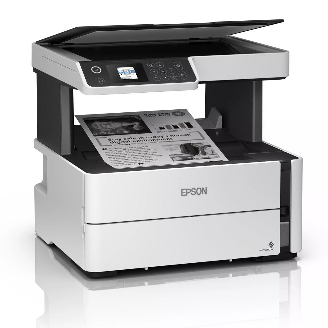 Epson EcoTank M3170 Monochrome WiFi Multifunctional A4 Printer - White - Image 3
