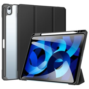 iPad Air 11 / 10.9 / DUX DUCIS TOBY Series Leather Tri-Fold Cover Stand – Black