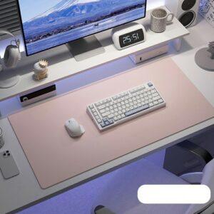 Leather Office Deskpad 40cm*90cm – Pink
