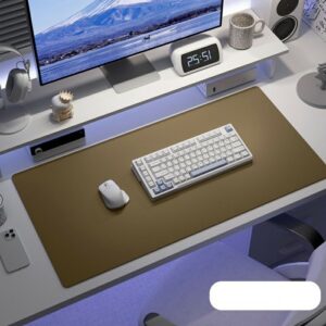 Leather Office Deskpad 40cm x 90 cm – Brown