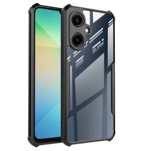 Samsung Galaxy A05 4G Reinforced Corners TPU+Acrylic Clear Cover – Black