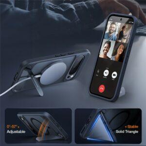 Google Pixel 9 Pro/Pixel 9 TORRAS Kickstand TPU + PC MagSafe Cover – Transparent