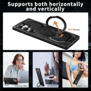 Samsung Galaxy S25 Ultra MagSafe Kickstand TPU + PC Cover – Black