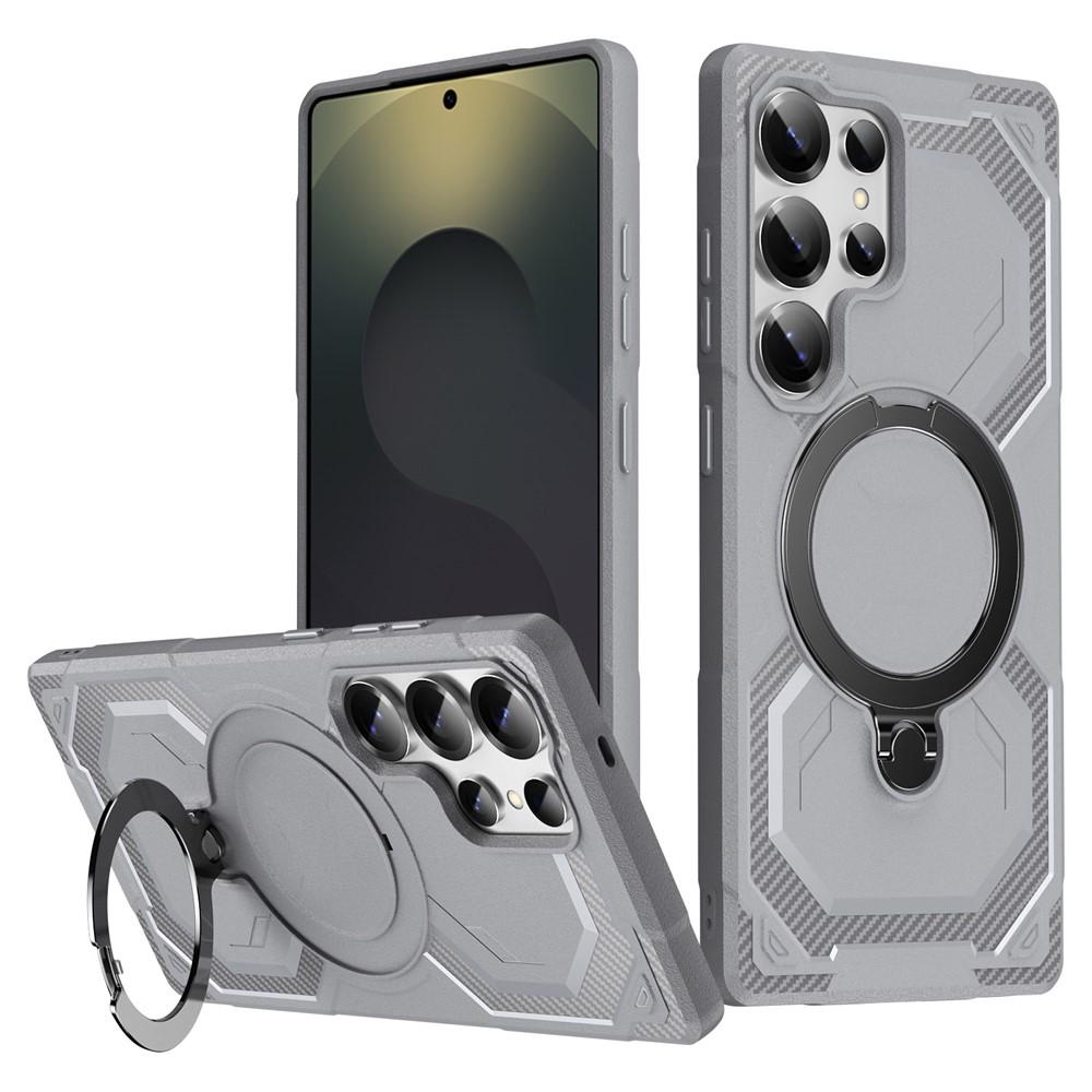 Samsung Galaxy S25 Ultra MagSafe Kickstand TPU + PC Cover - Grey