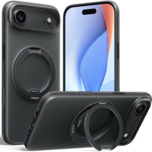 iPhone Air TORRAS Ostand R Fitness Series MagSafe TPU PC Kickstand Cover – Black