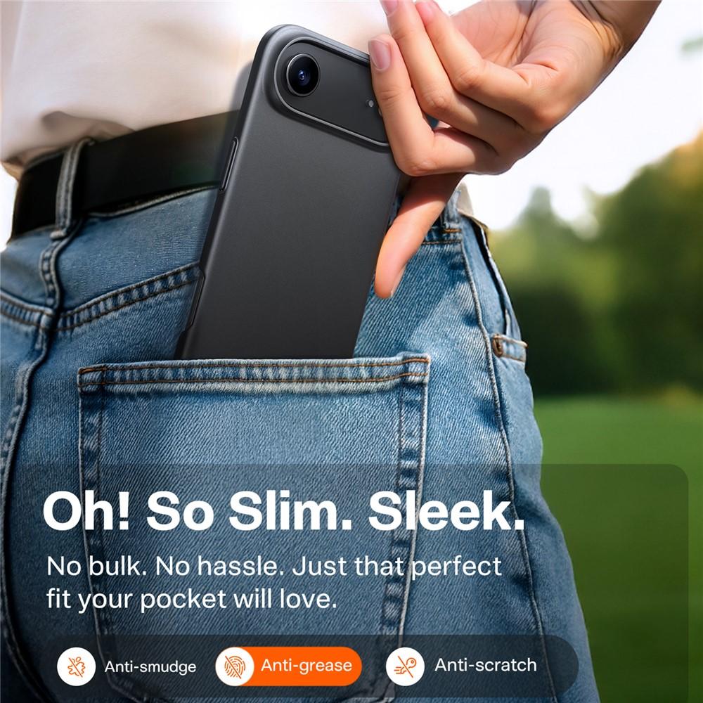 iPhone Air TORRAS Slimfit Mag Series MagSafe Hard PC Shockproof Cover - Black - Image 4