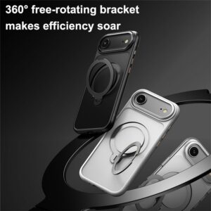 iPhone Air MagSafe Drop Proof TPU PC Kickstand Cover – White