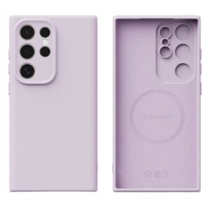 Samsung Galaxy S24 Ultra YCADEN MagSafe Precise Cutouts TPU Cover – Morandi Purple