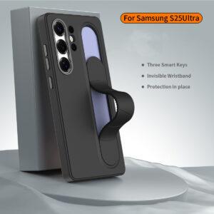 Samsung Galaxy S25FE ShortKey Standing Grip Case – Black