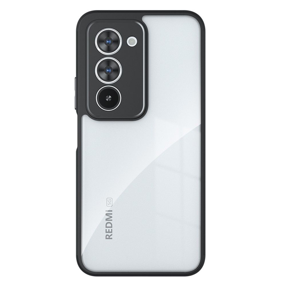 Xiaomi Redmi 15 4G/ 5G TPU + PC Shockproof Clear Cover - Black