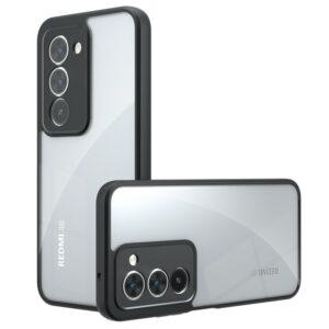 Xiaomi Redmi 15 4G/ 5G TPU + PC Shockproof Clear Cover – Black