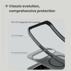 Google Pixel 10 Pro/ 10 NILLKIN Super Frosted Shield Pro Matte PC TPU Cover – Black