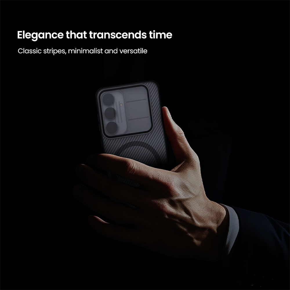 Samsung Galaxy S25 FE NILLKIN Camshield Pro Magnetic Series TPU + PC Clear Black - Image 15