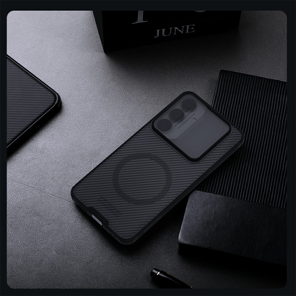 Samsung Galaxy S25 FE NILLKIN Camshield Pro Magnetic Series TPU + PC Clear Black - Image 11